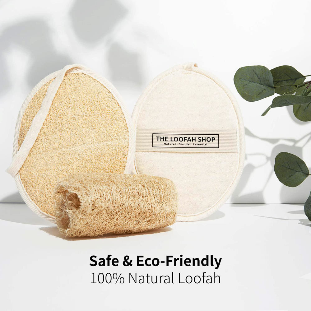 Lazo de colgado The Loofah Shop facilita secado y almacenamiento.