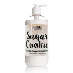 The Lotion Company Sugar Cookie bottle front showing 16 oz moisturizer for all-over hydration