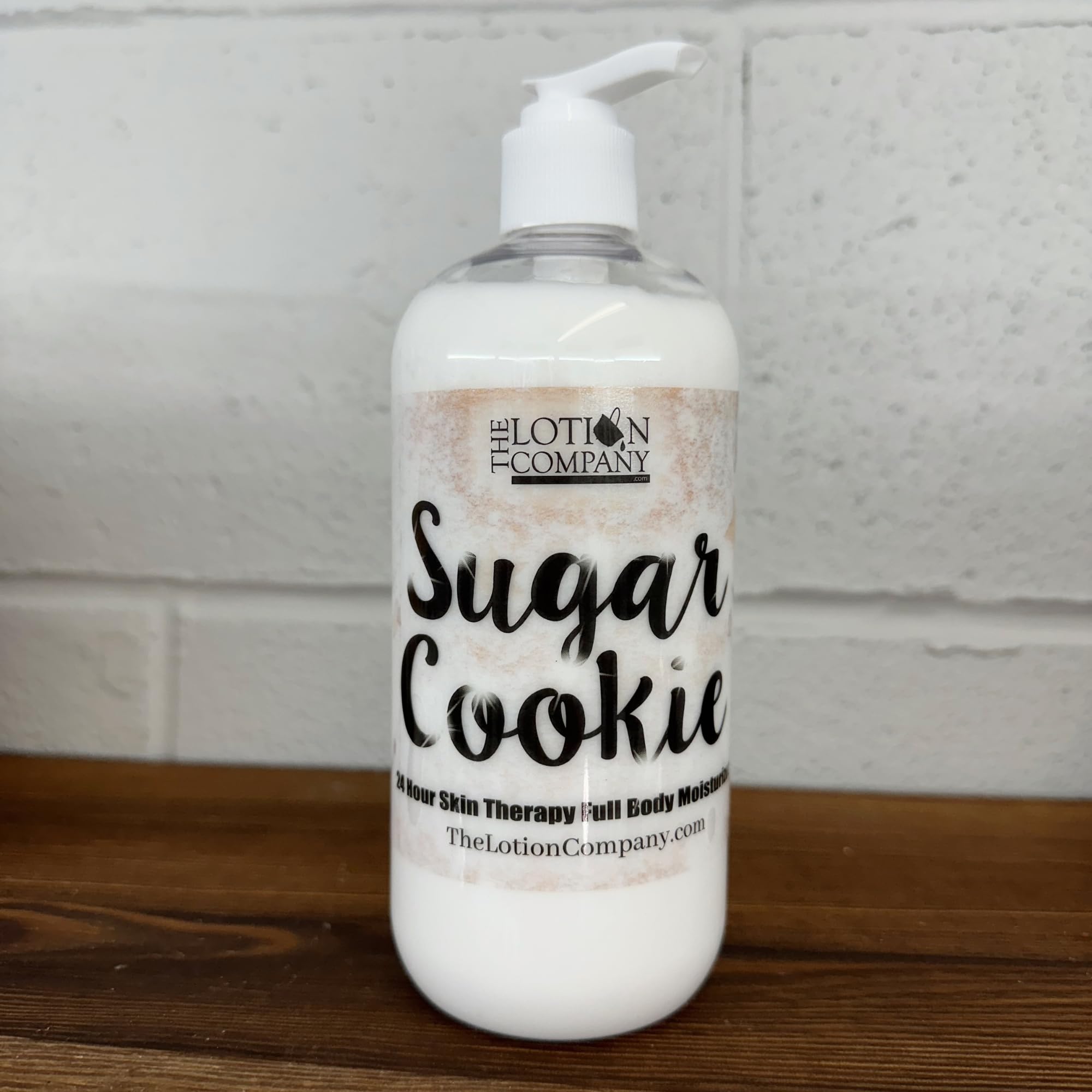 The Lotion Company Sugar Cookie texture demonstrates non-greasy hydration