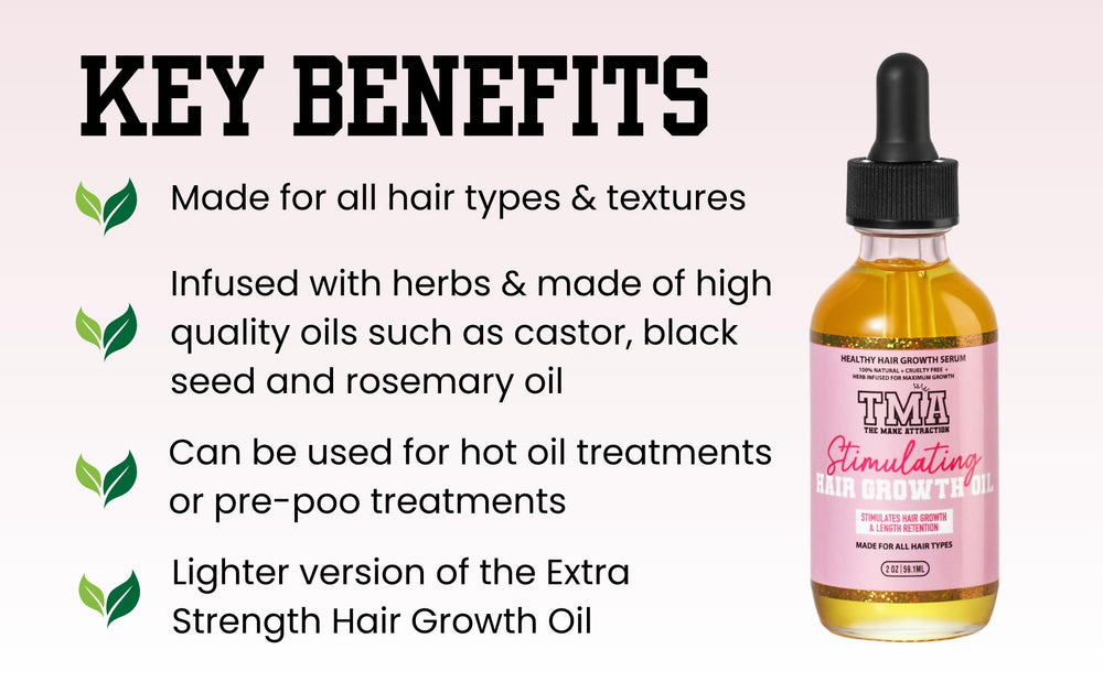 The Mane Attraction Hair Oil application on the scalp promotes easy, mess-free nourishment.