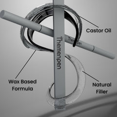 The Men Pen anti-smudge formula stays put during workouts.