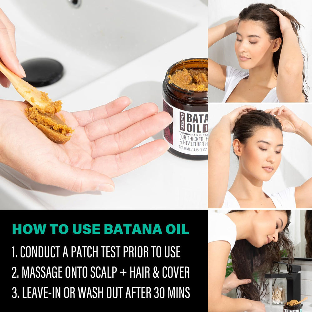 The-Mix-Up Batana Oil ingredients closeup reveals pure plant-based formula