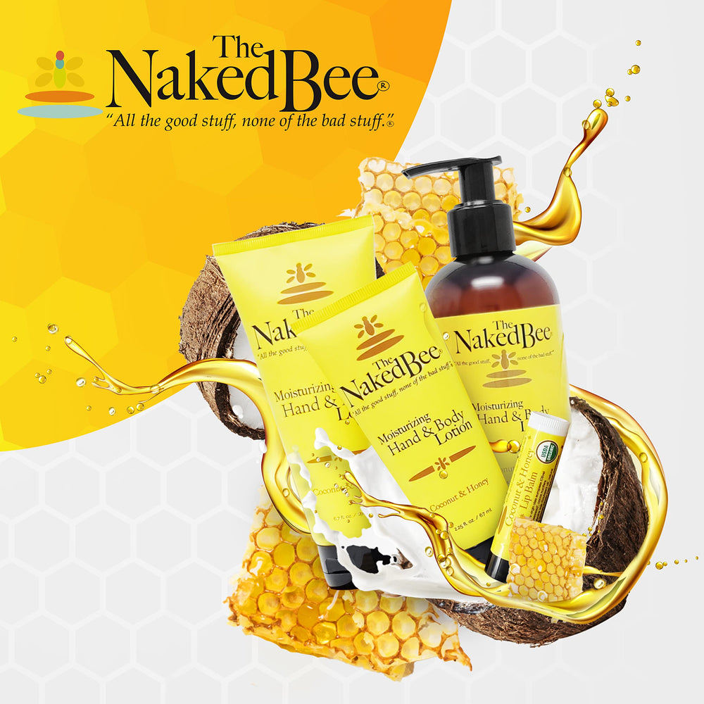 The Naked Bee Gel Cleanser packaging emphasizes USA-made quality.