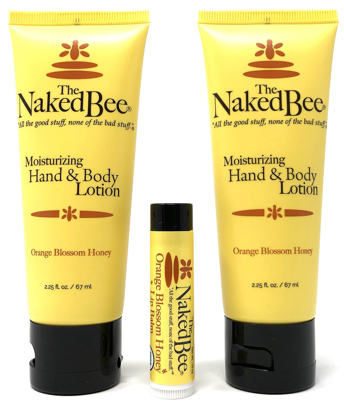 The Naked Bee Orange Blossom Honey Lotion bottle for daily hydration and antioxidant-rich skin support