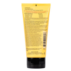 The Naked Bee SPF30 sunscreen lotion swatch demonstrates even coverage and UVA/UVB protection