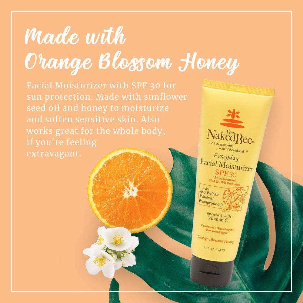 The Naked Bee vitamin C texture closeup hints at brightening and even-tone potential.