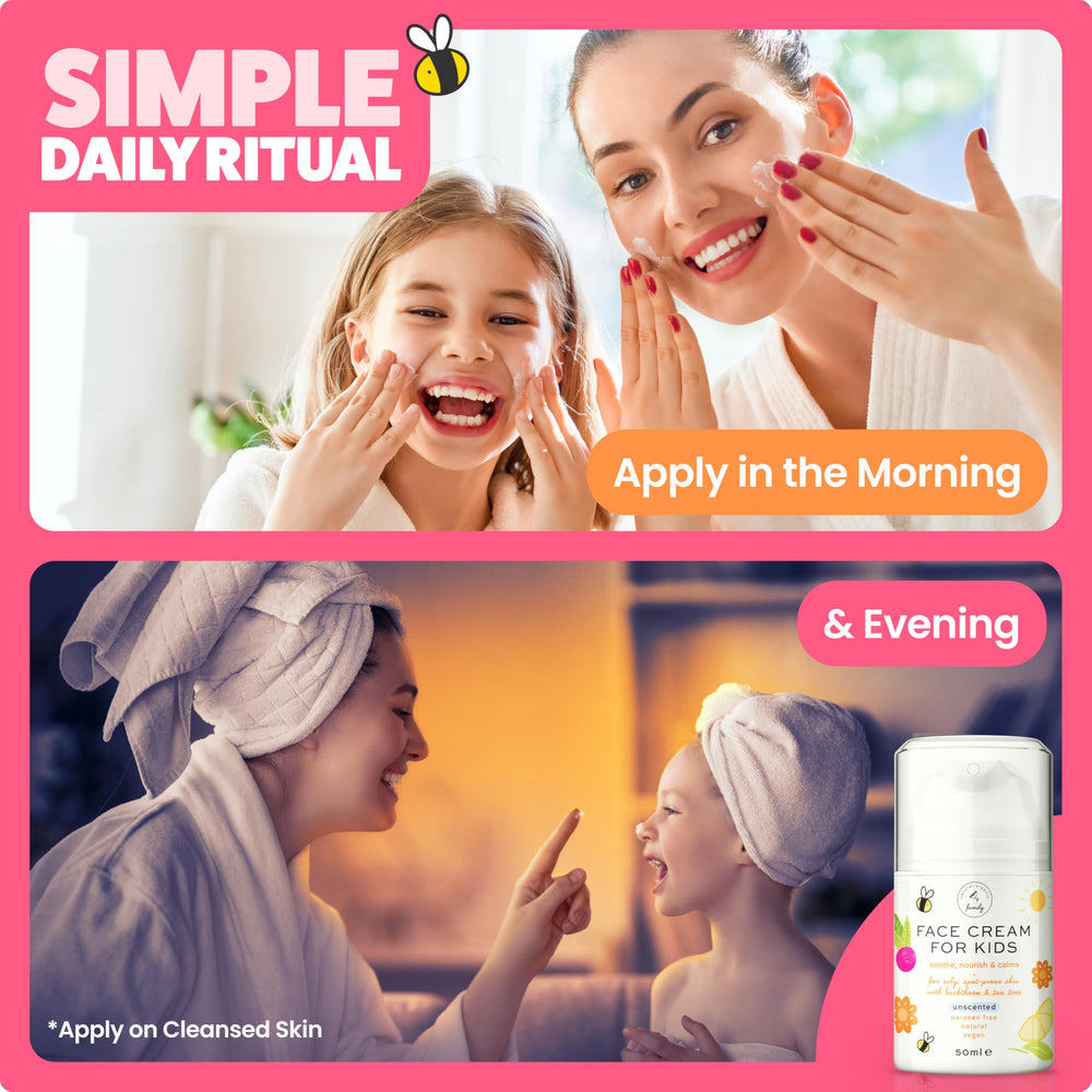 The Natural and Organic Family sea buckthorn oil image highlighting redness-minimizing nourishment after outdoor play