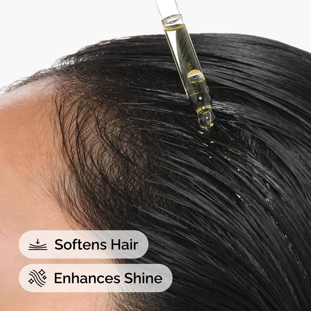 Label detail of The Ordinary argan oil displaying ingredient purity and organic benefit