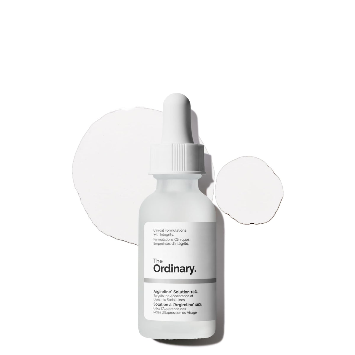 The Ordinary front packaging showing bottle and clear label for easy identification and trust