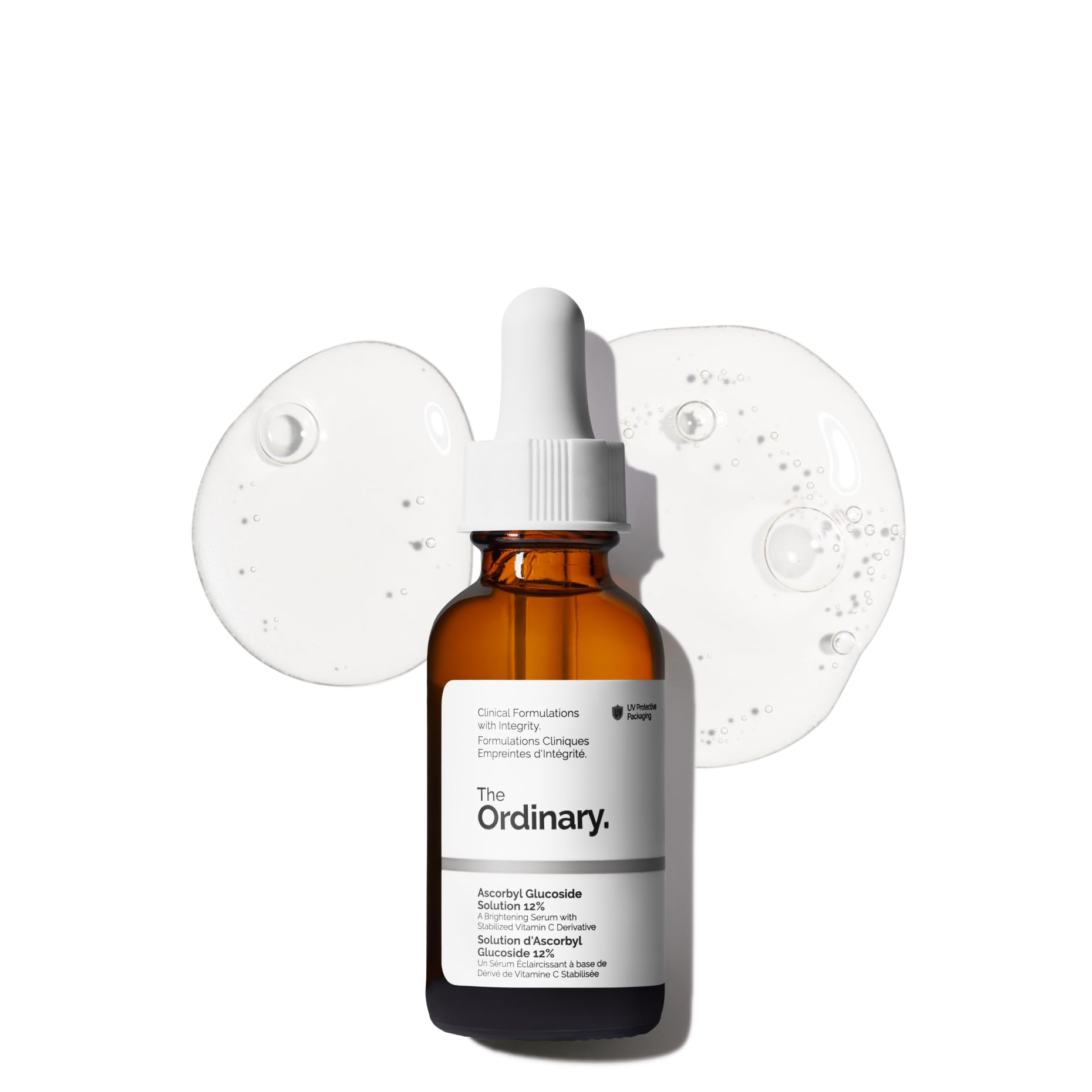 The Ordinary front packaging showing bottle and clear label for easy identification and trust