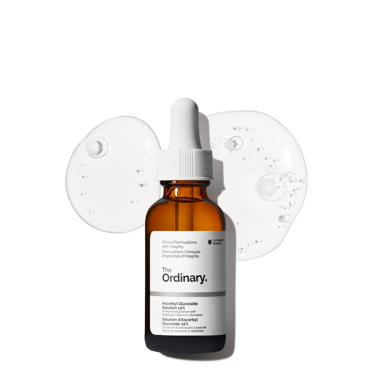 The Ordinary front packaging showing bottle and clear label for easy identification and trust