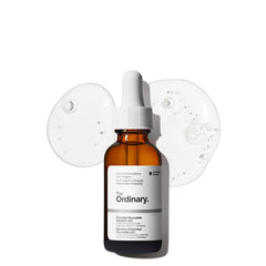 The Ordinary front packaging showing bottle and clear label for easy identification and trust