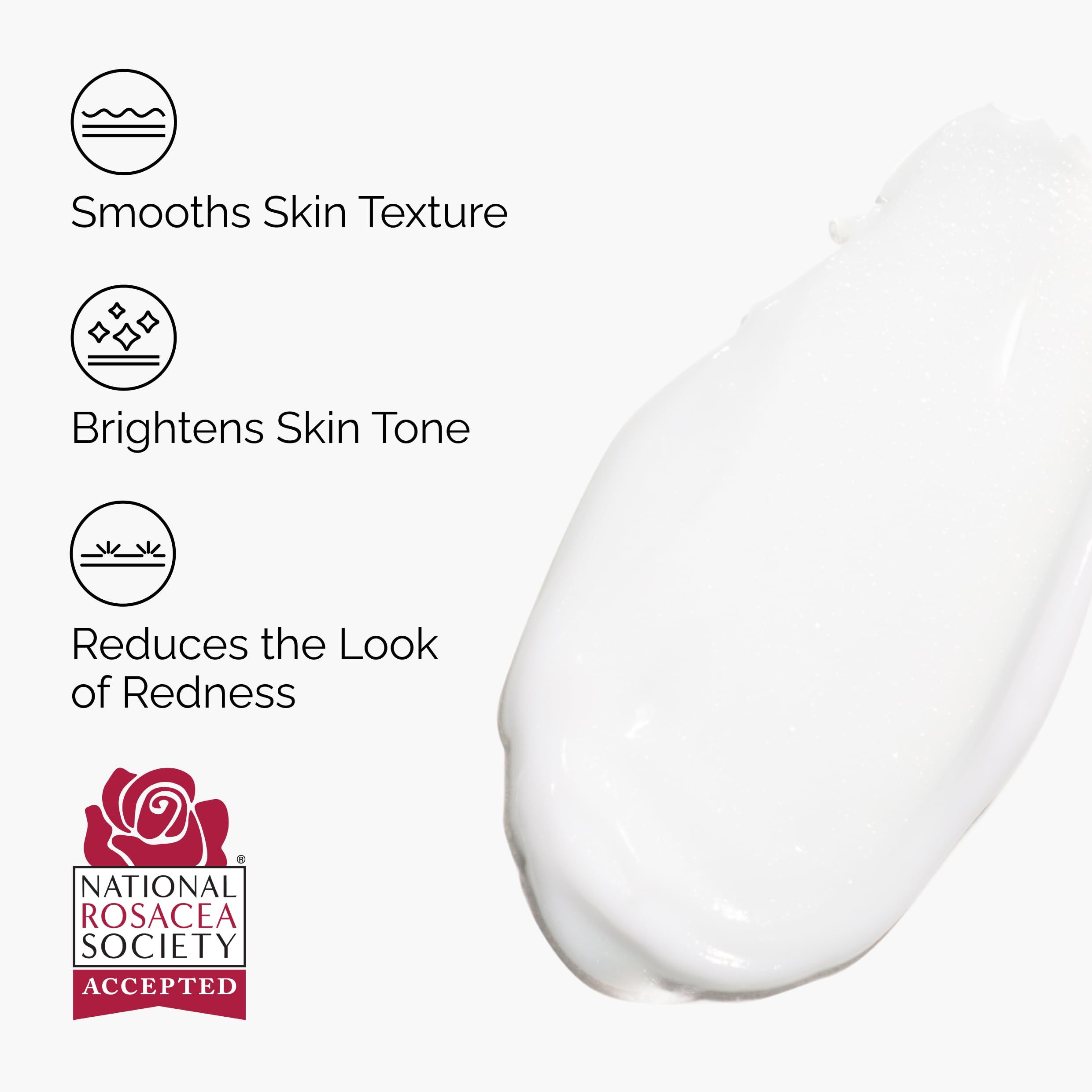 The Ordinary azelaic acid applied on hand to show spreadability and lightweight finish