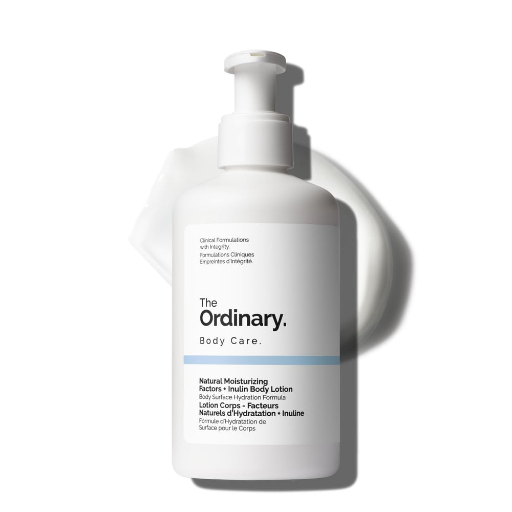 The Ordinary bottle front view showing clean packaging and hydration benefit
