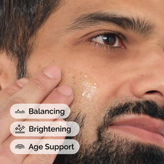 The Ordinary bottle label detail emphasizing active 12% ascorbyl glucoside concentration for brightening