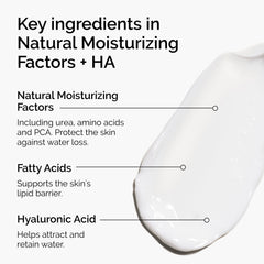 The Ordinary close-up of cream texture demonstrating lightweight, fast-absorbing hydration