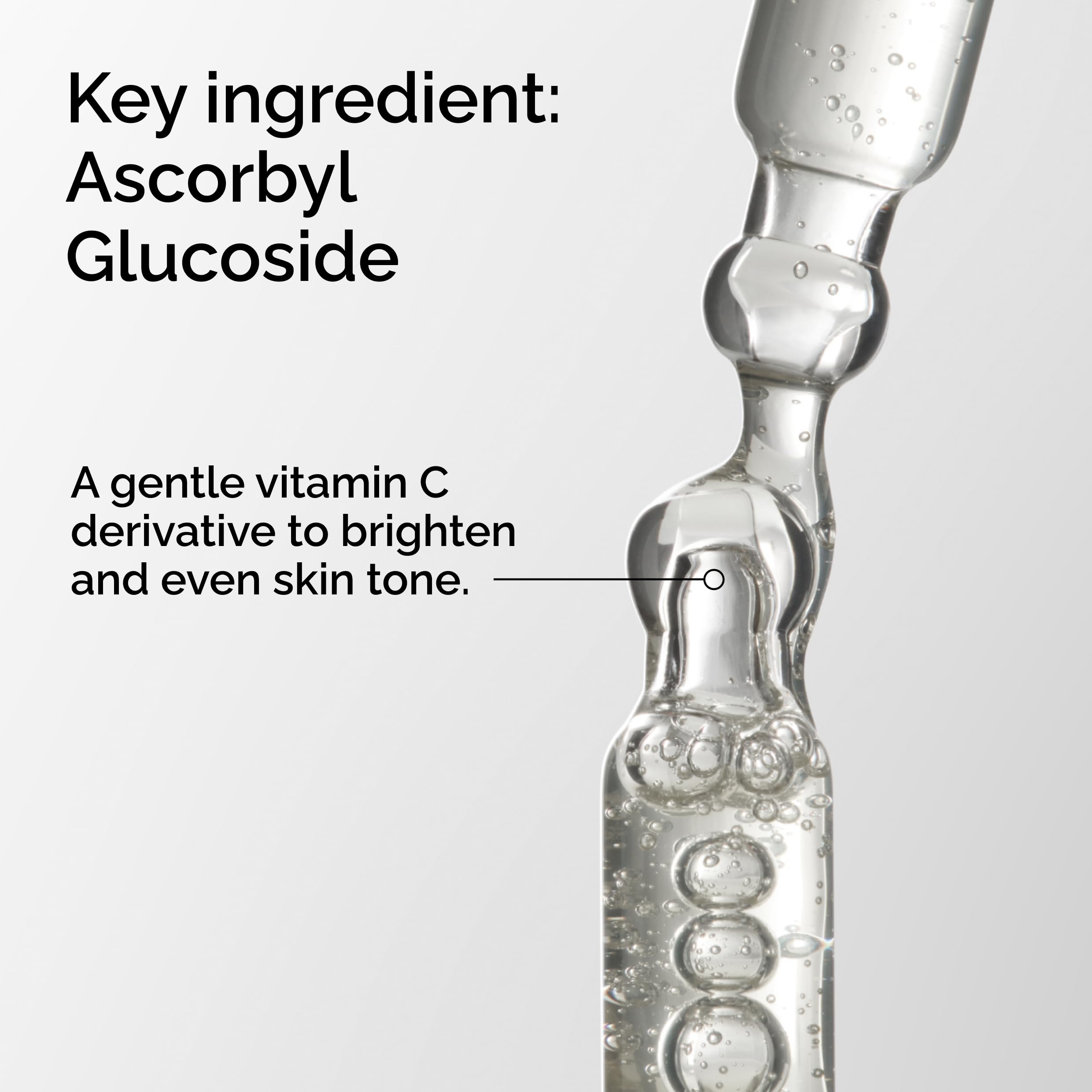 The Ordinary dropper dispensing a drop of serum demonstrating controlled, mess-free application