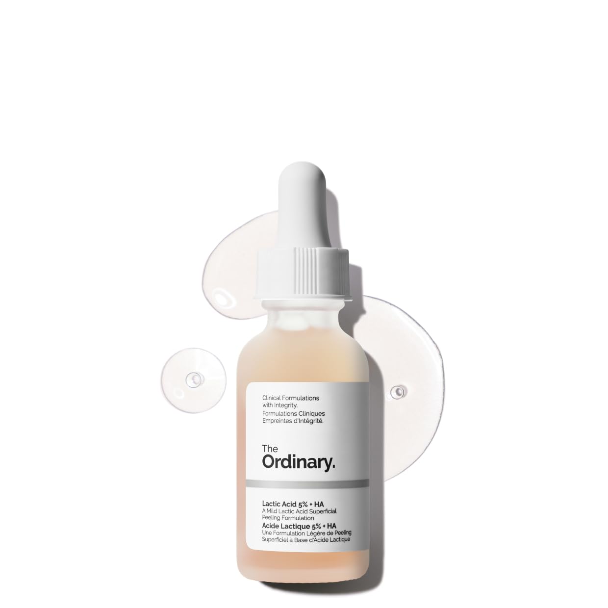 The Ordinary front bottle showing clean packaging and product benefit
