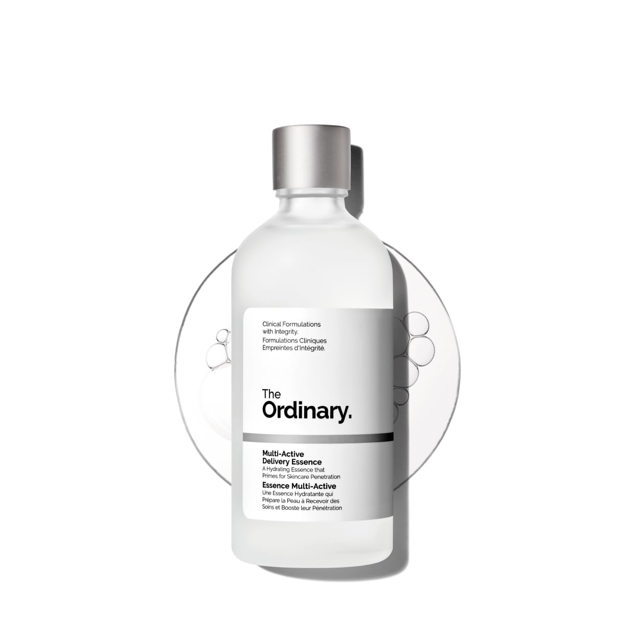 The Ordinary front bottle showing product and hydration benefit