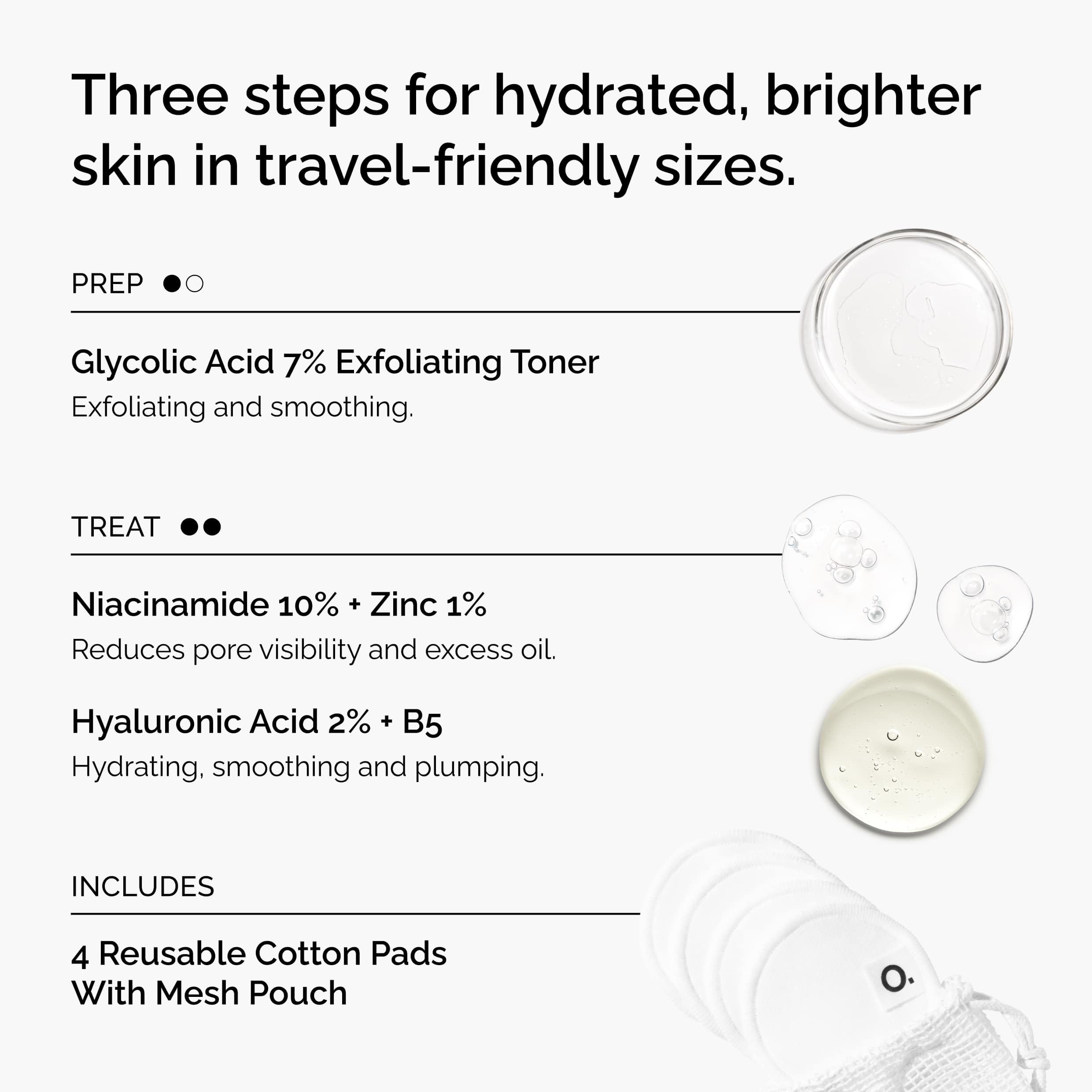 The Ordinary Glycolic Acid bottle close-up highlighting exfoliating clarity