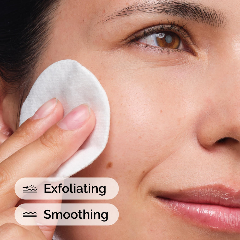 The Ordinary applied to scalp demonstrating exfoliating scalp care
