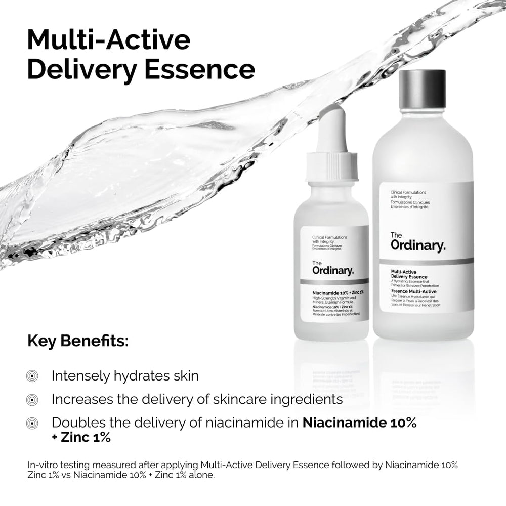The Ordinary applied in hand showing quick absorption and softer skin