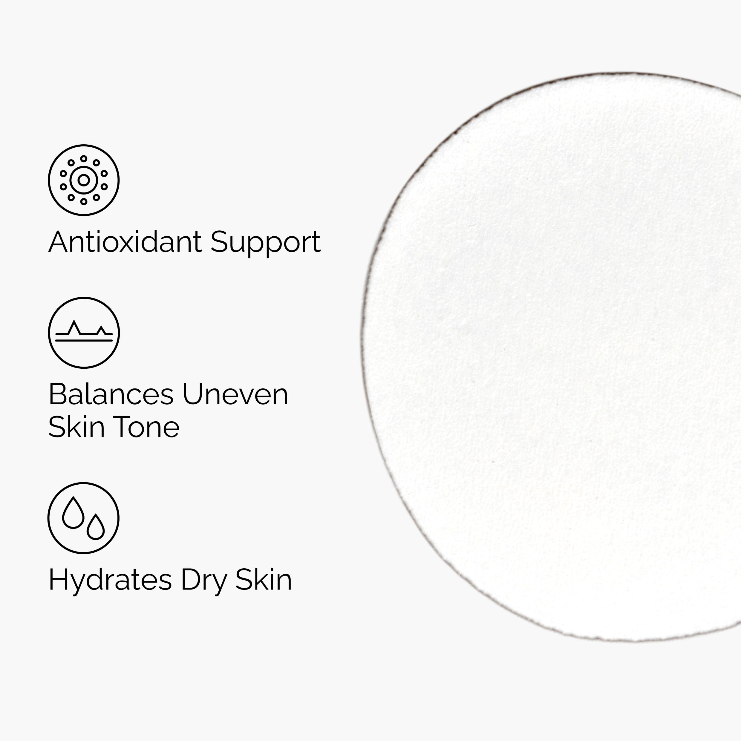 The Ordinary bottle held in hand to show 1 fl oz scale and travel-friendly size benefit