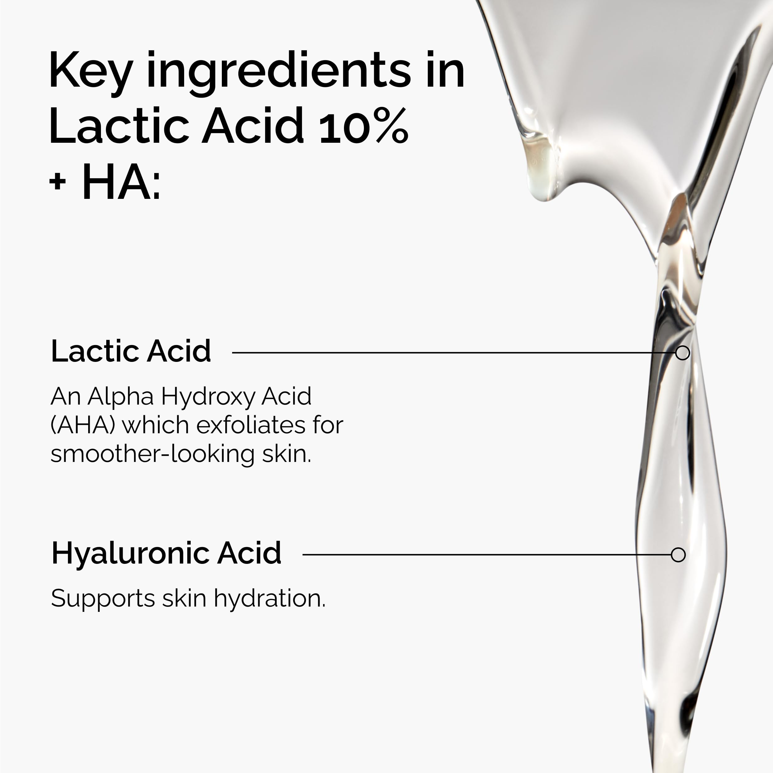 The Ordinary dropper dispensing serum texture for controlled application benefit