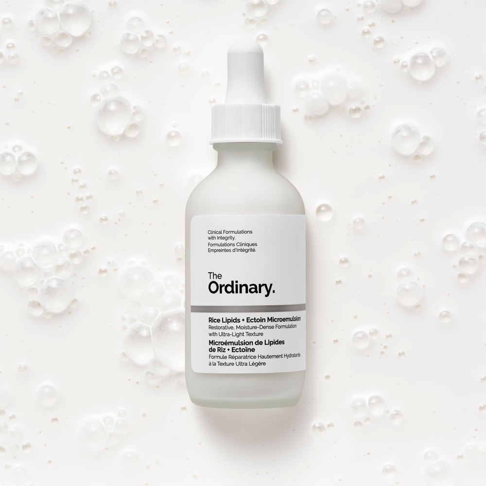 The Ordinary styled on bathroom shelf conveying daily routine integration and ease