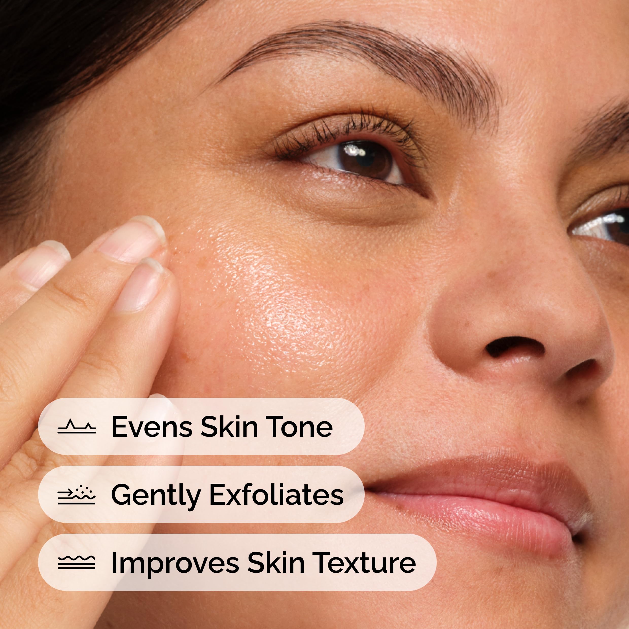The Ordinary mandelic acid 1 fl oz bottle next to a coin for size and scale