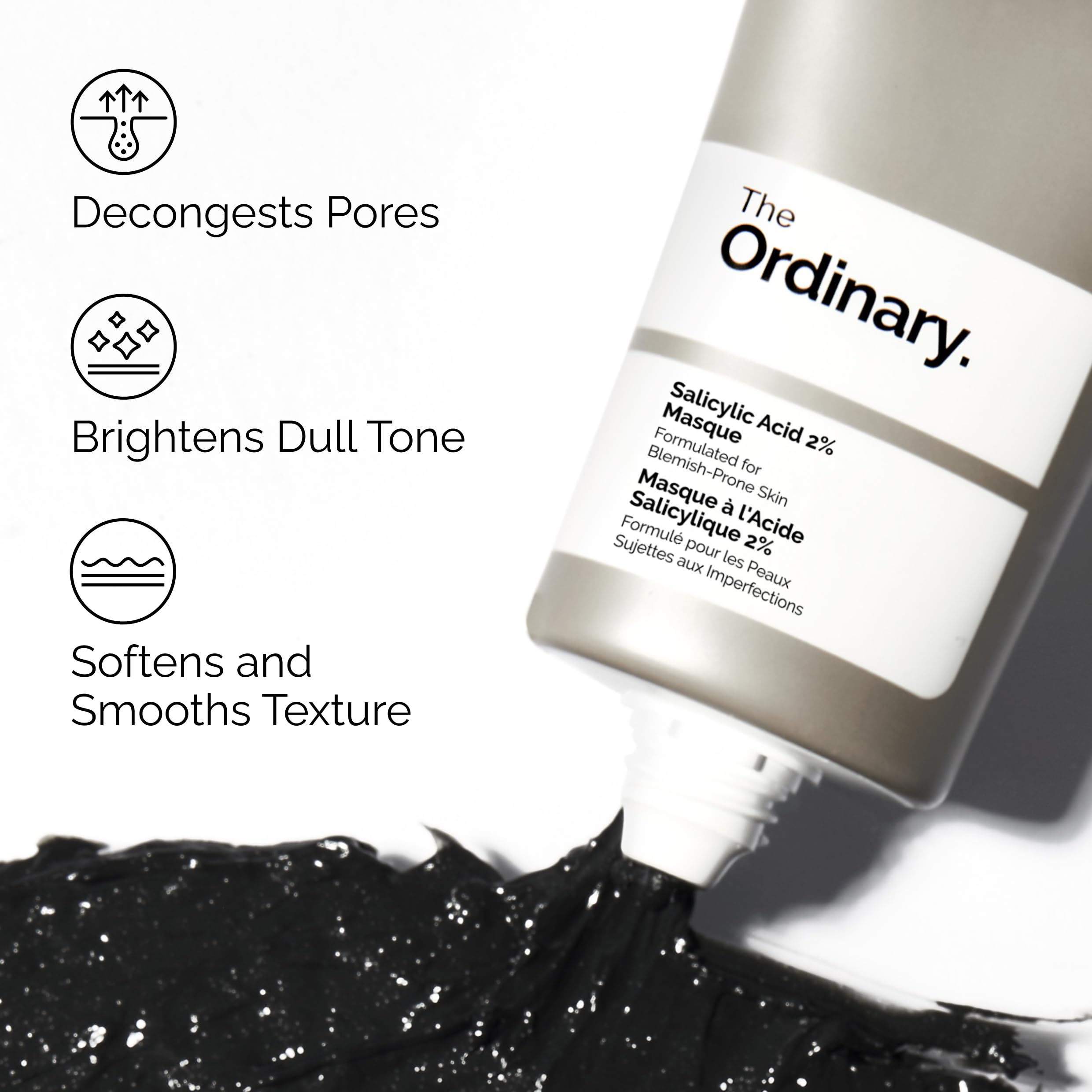The Ordinary masque in hand showing 1.7 fl oz scale for accurate sizing
