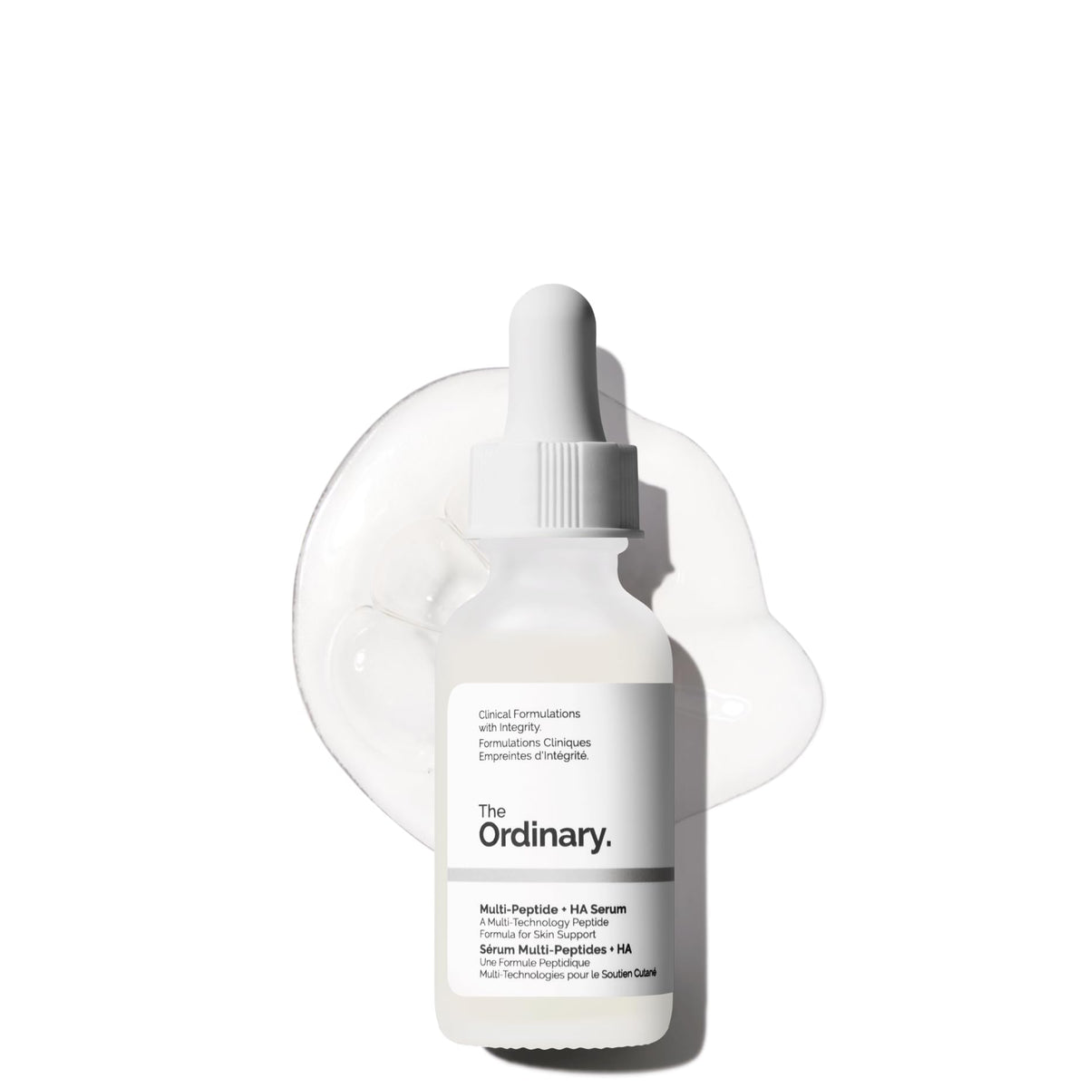 The Ordinary front bottle packaging showing product and branding benefits