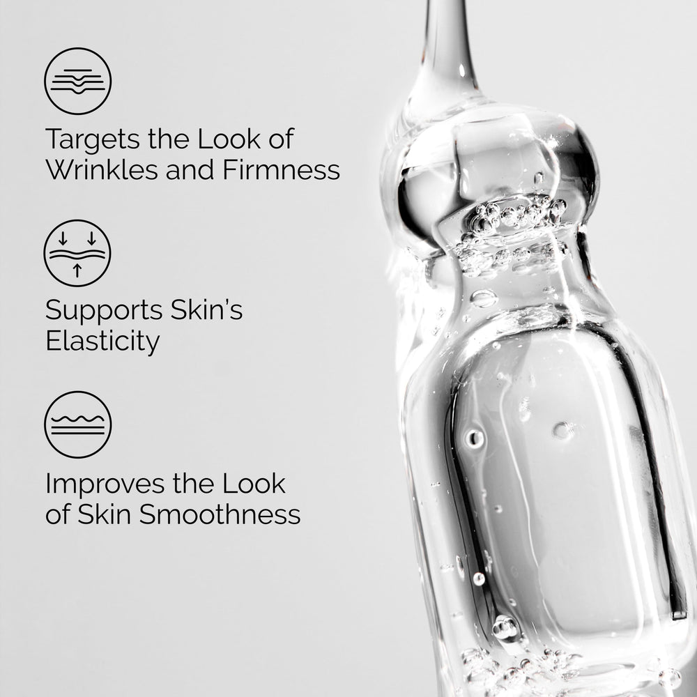 The Ordinary label close-up showing peptide and hyaluronic ingredients
