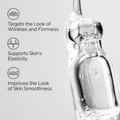 The Ordinary label close-up showing peptide and hyaluronic ingredients