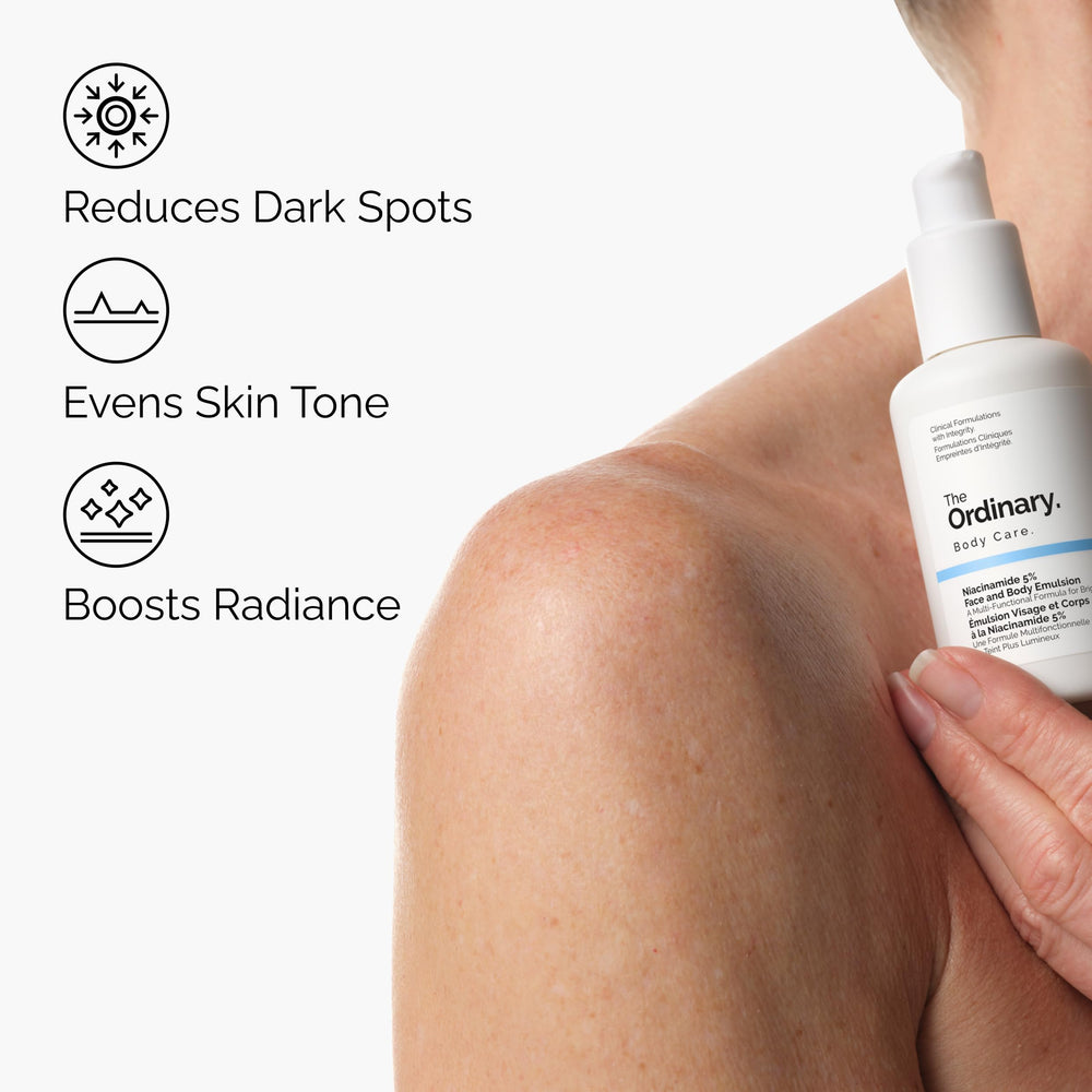 The Ordinary close-up of emulsion texture highlighting lightweight, hydrating consistency