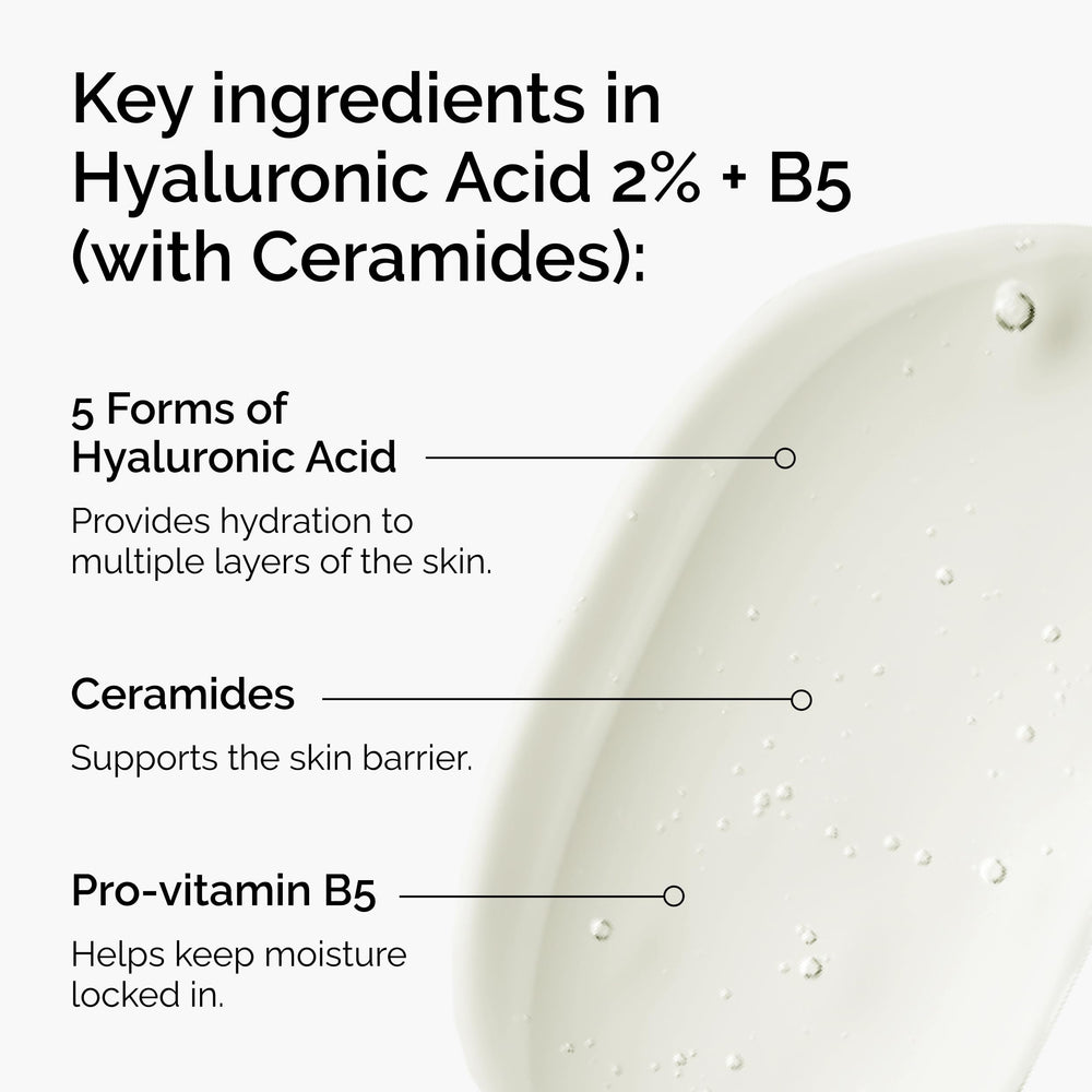 The Ordinary peel in use applied to clean skin demonstrating exfoliation care