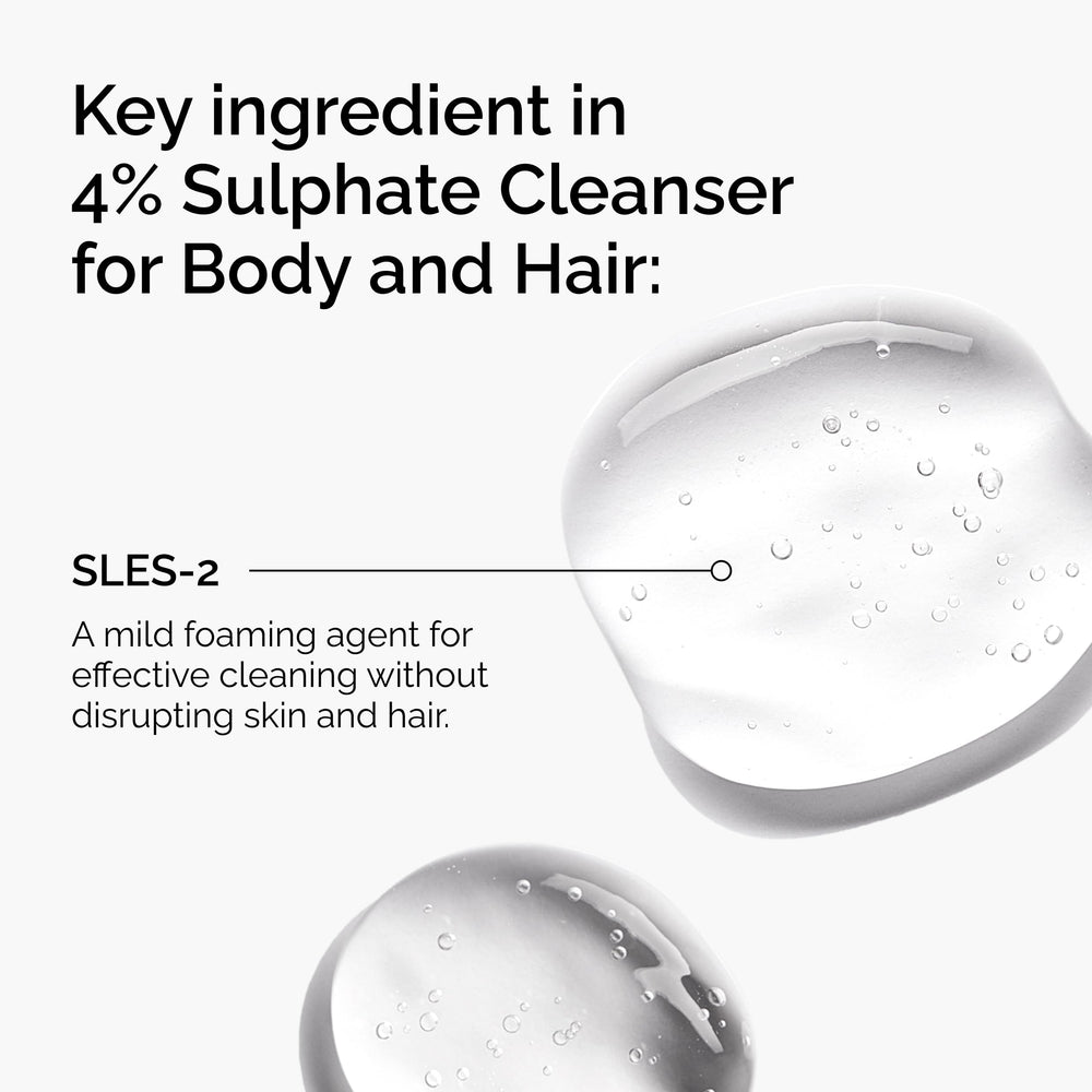 The Ordinary clear gel texture on fingertips highlighting a gentle, low-foam cleanse