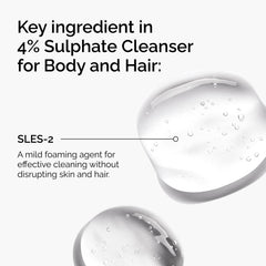 The Ordinary clear gel texture on fingertips highlighting a gentle, low-foam cleanse