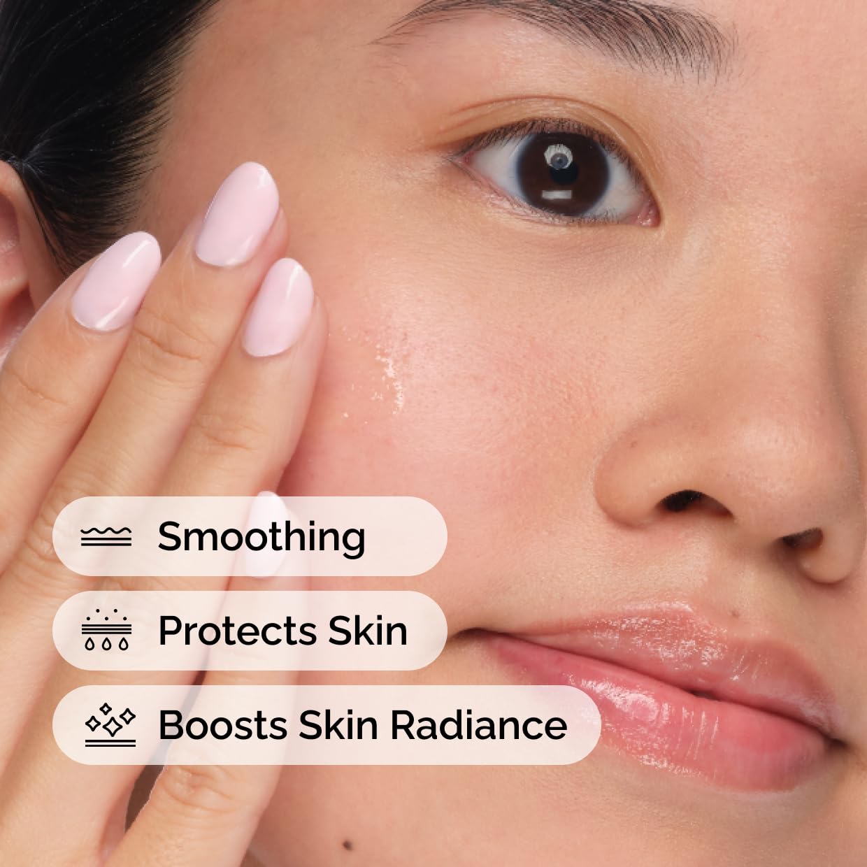 The Ordinary radiance serum dropper dispensing a precise dose for controlled application