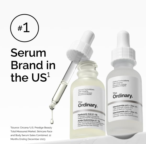 The Ordinary bottle with soft sunlight, emphasizes antioxidant protection