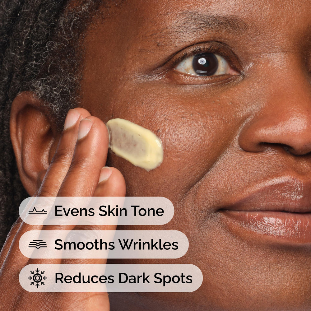 The Ordinary applied to back of hand illustrating absorption and visible finish benefit