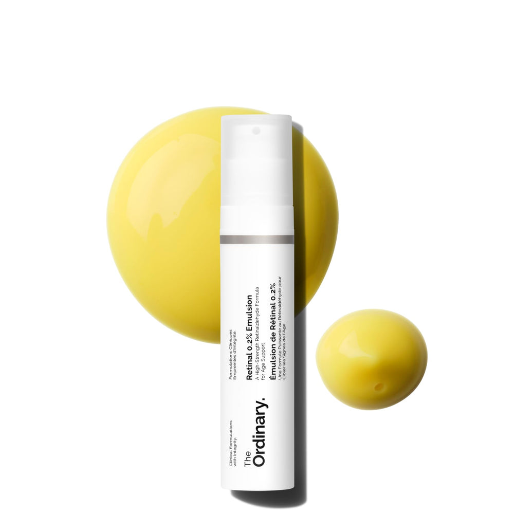 The Ordinary front packaging showing bottle and labeling, highlights product strength
