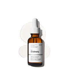 The Ordinary front packaging showing bottle and label, clear product identification and trust