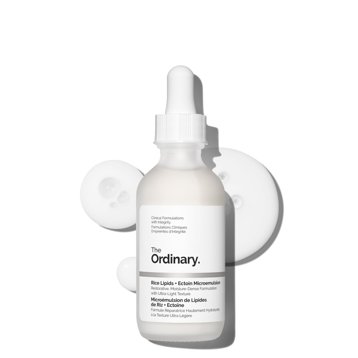 The Ordinary front bottle view showing minimalist packaging and quick hydration benefit