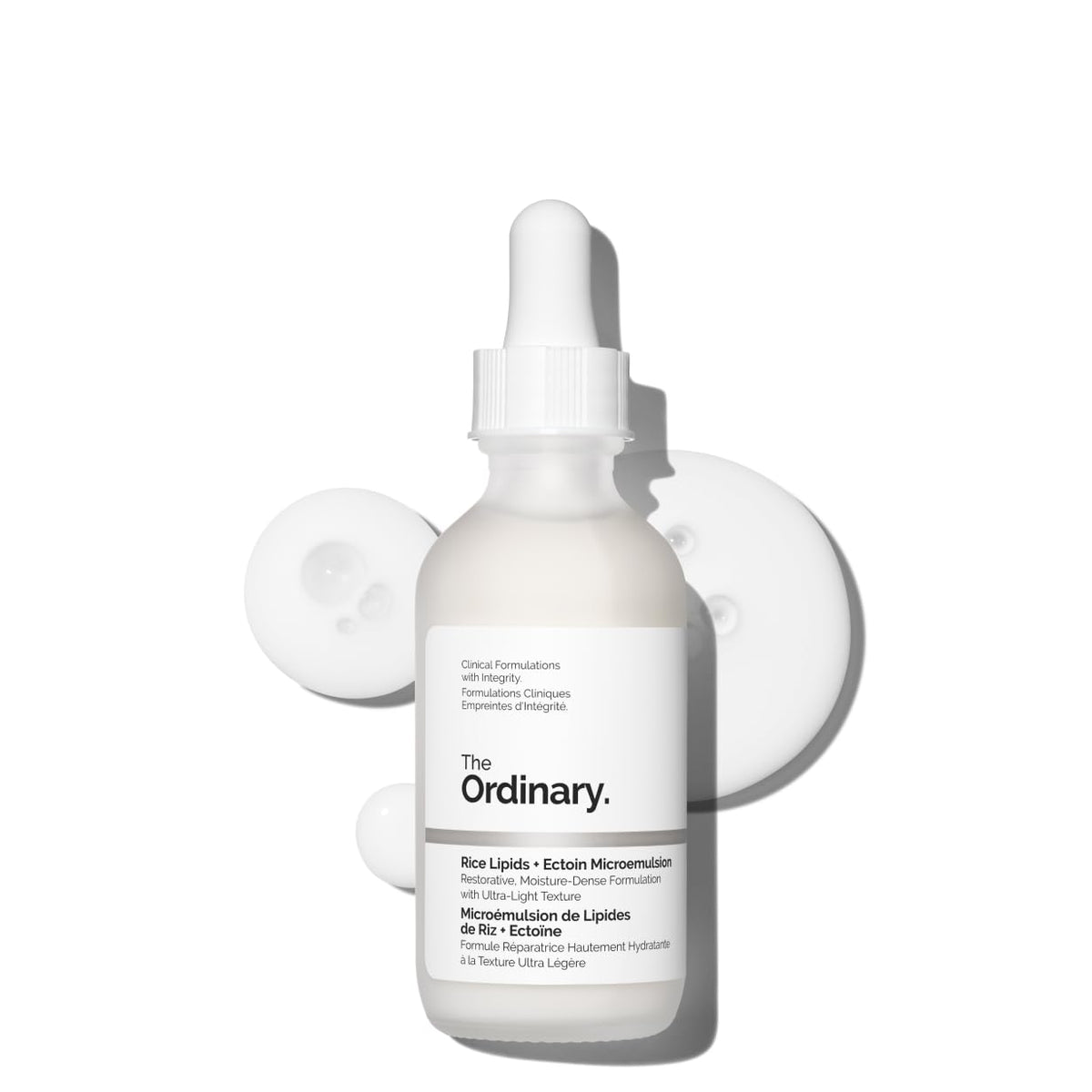 The Ordinary front bottle view showing minimalist packaging and quick hydration benefit
