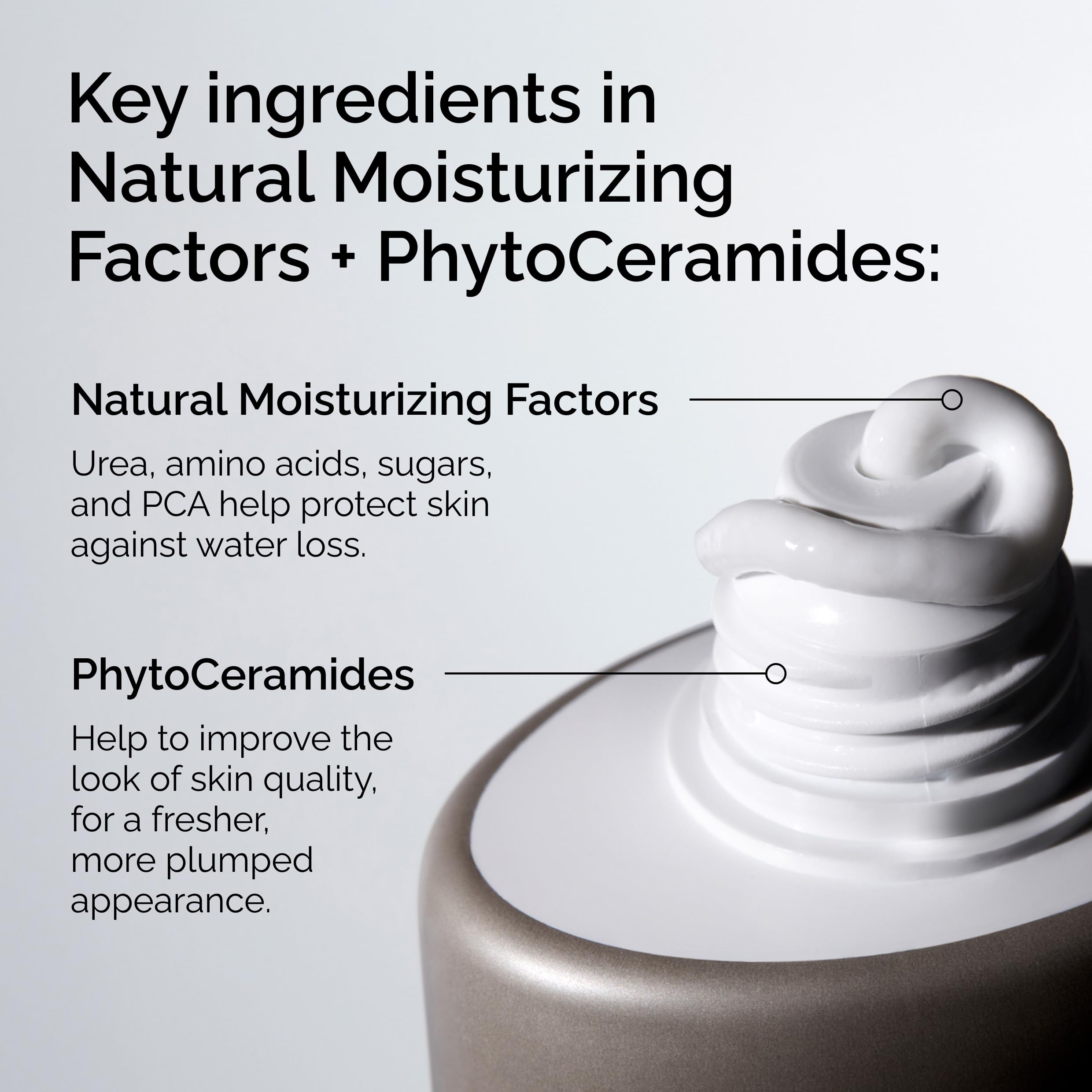 The Ordinary cream texture close-up demonstrating rich, nourishing finish