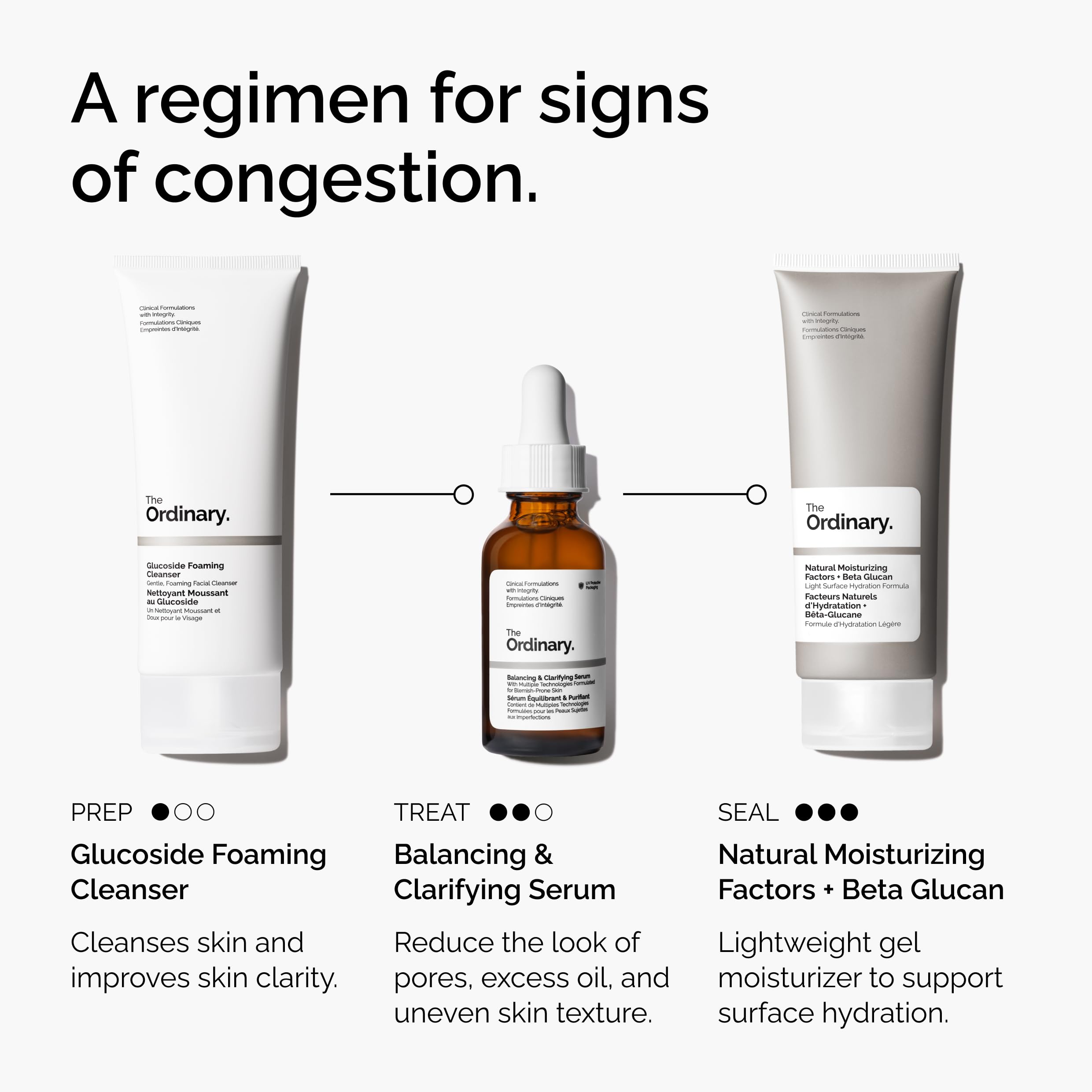 The Ordinary bottle in hand for size comparison and application ease