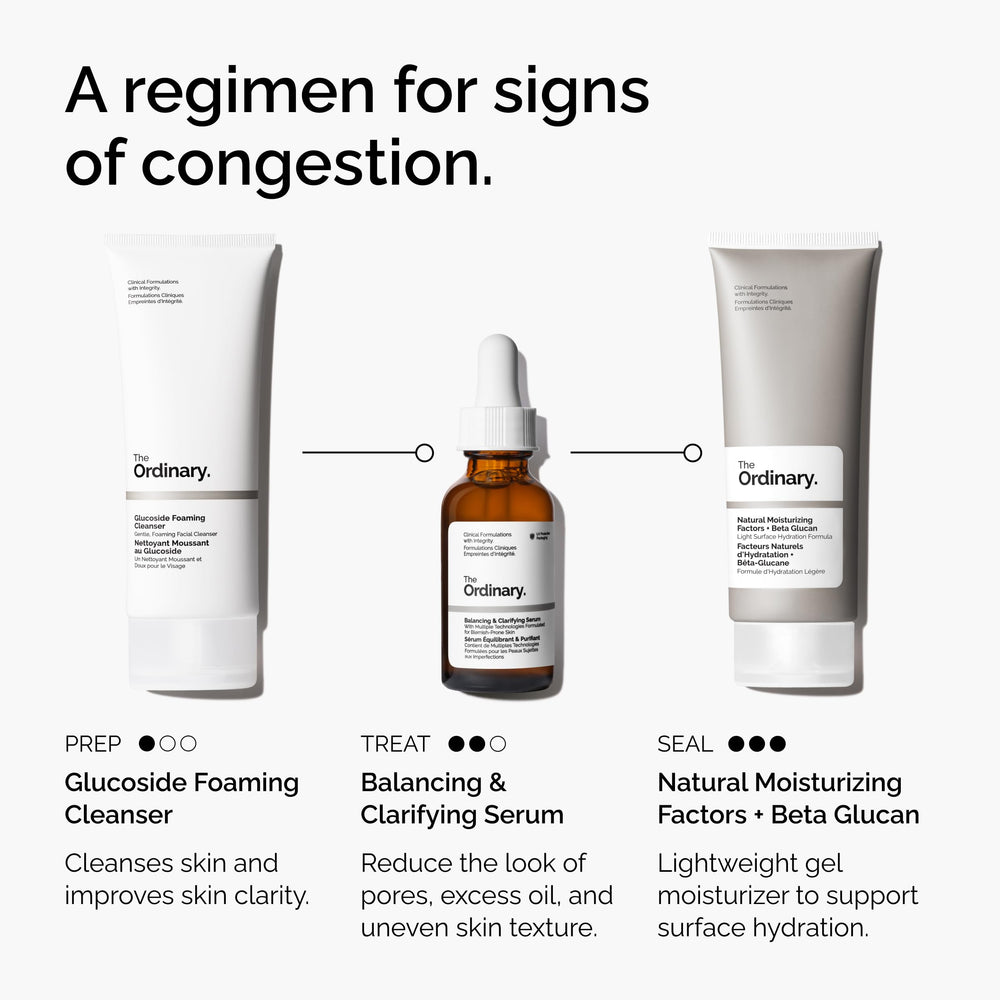 The Ordinary bottle in hand for size comparison and application ease