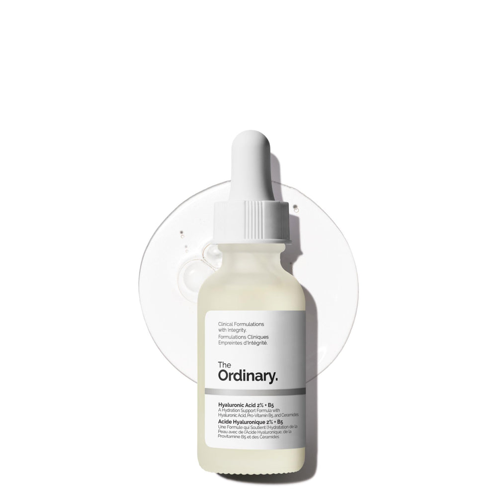 The Ordinary front bottle showing label and compact 1 oz size, ideal for daily hydration