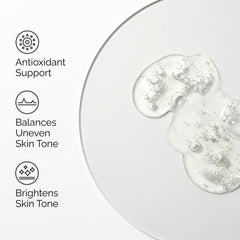The Ordinary serum texture close-up highlighting lightweight, water-based consistency for fast absorption
